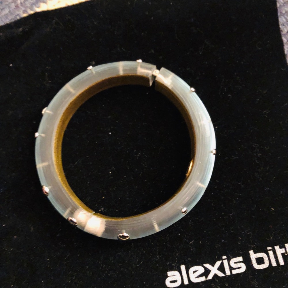 Alexis Bittar lucite studded bracelet